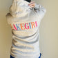 This new sweatshirt features multi-colored drawstrings with a puff ink design on the left chest and back.&nbsp;

Relaxed&nbsp;Fit.&nbsp;80% cotton, 20% polyester&nbsp;

Lakegirl size chart in photos&nbsp;