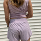 Lavender Rae Mode Athletic Shorts-L