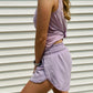 Lavender Rae Mode Athletic Shorts-L