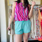 Jess Lea

These mid-rise solid mint shorts are so perfect for the spring and summer and even to wear into the fall! Get the effortless yet chic look with these shorts. They feature a mid-rise, tie waist drawstring, &amp; side pockets. These are a relaxed fit.