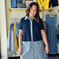 Entro

Elevate your everyday style with this chic Entro color block mini dress featuring a textured navy knit and classic denim accents. Detailed with elegant silver buttons and a polished shirt collar, it’s the perfect blend of casual comfort and high-end sophistication.

Chic textured navy knit fabric.
Modern denim color block design.
Elegant silver button pocket accents.
Effortless button-front shirt collar style.
Ultra-soft knit for all-day comfort.
Flattering mini length for everyone.
