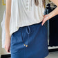 Be ready to take on your daily adventures in style with this skort! The elastic band on the back provides a customized fit, while the built-in shorts allow you to move freely without worrying about what's underneath. Plus, with side pockets and a drawstring tie, you can live your best life with a casual, athletic look that's too good to pass up. So, go ahead and grab yours before it's all gone!
