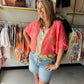 Brighten your wardrobe with this vibrant POL crochet cardigan, featuring intricate floral textures and a breezy 3/4 sleeve fit. Crafted from a premium cotton blend, this lightweight layer offers the perfect fusion of bohemian charm and high-energy color. It is the ultimate statement piece for sun-drenched days and effortless festival styling.
Vibrant neon peach turns heads.
Intricate crochet adds boho texture.
Breathable cotton keeps you cool.
Relaxed sleeves for effortless style.
Perfectly cropped for vers