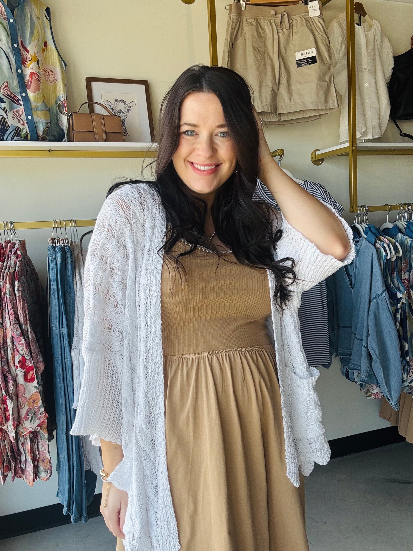 POL

Elevate your everyday aesthetic with this effortlessly chic POL crochet cardigan, featuring a dreamy, flowy fit that breathes beautifully. This versatile white open-front layer adds a sophisticated bohemian touch to everything from summer dresses to casual denim. It's the ultimate lightweight essential for airy, sun-drenched style.

Effortless, flowy boho-chic silhouette.
Breathable crochet for year-round layering.
Relaxed fit flatters every body.
Versatile style: dresses to denim.
Signature POL high-q