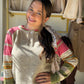 A Little Pink, a Lot of Personality

The Pink Accent Sleeve Sweater by Staccato brings a playful touch to sweater weather with striped sleeves, half-button detailing, and a fuzzy texture. A crew neckline keeps the look classic, while the pink accents give this pullover a little something extra.

Picture a crisp afternoon, a warm coffee in hand, and your favorite denim paired with this textured sweater. It’s an easy outfit for lunch with friends or a weekend wander, with enough detail to make simple styling 