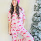 Katy Did

Whether you're lounging fireside or unwrapping presents in style, these pink Christmas pajamas are the ultimate mix of cozy and cute. With a relaxed fit and playful holiday print, they're comfy enough to snooze in and cute enough for literally every seasonal selfie.