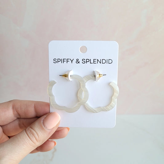 Seashell Posey Hoops