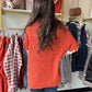 Michelle Mae

Get cozy with our Annie Open Knit Top in Pumpkin! The perfect combination of comfort and style, this top features side slits and a v-neck for a trendy look and a convenient breast pocket and cuff sleeves. Lounge in style with this must-have addition to your wardrobe.
