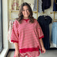 Very J

Experience ultimate relaxation in this buttery-soft, bold striped lounge set featuring a chic oversized silhouette and sporty contrast detailing. Perfect for effortless summer styling, this breathable two-piece transitions seamlessly from cozy mornings to active sunny afternoons.

Buttery soft, stretchy premium fabric.
Relaxed oversized fit for comfort.
Functional side pockets for essentials.
Breathable, lightweight summer-ready material.
Easy pull-on elastic waistband design.
Chic sporty contrast s