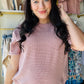 Wishlist

Elevate your casual wardrobe with this rose waffle knit pullover, designed for effortless style and comfort. The textured waffle knit fabric offers breathable wear perfect for layering or standalone looks. Pair it seamlessly with the matching skort for a coordinated, put-together ensemble that transitions from day to night. Soft, versatile, and flattering—a wardrobe essential that works as hard as you do.