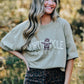North Pole Cookie Co Mock Neck Tee