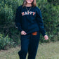 Happy Halloween Black Sweatshirt