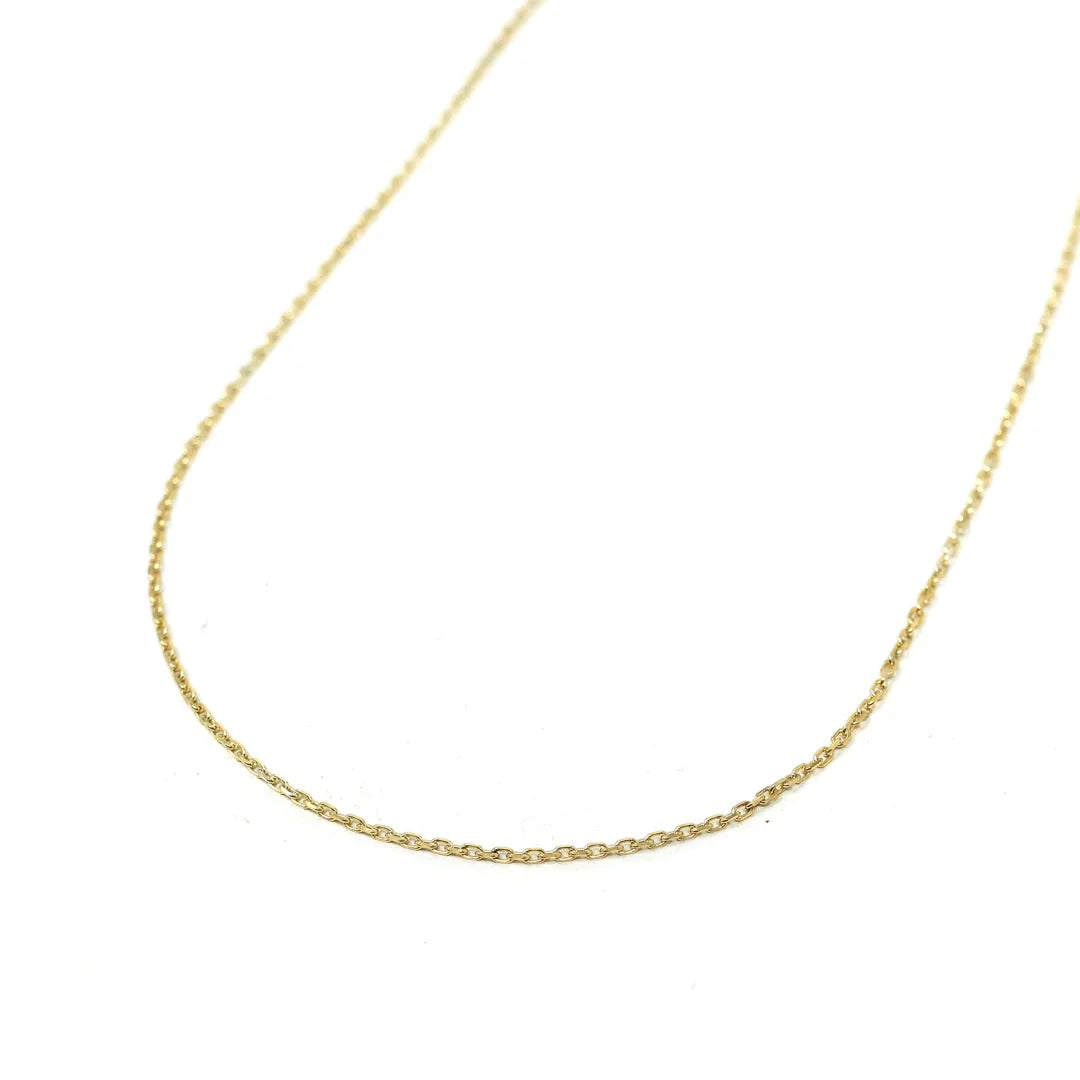 Skinny Cable Chain Necklace 16"