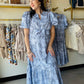 Sky Garden Belted Midi Dress

Key Features
• Embroidered 
• A-line silhouette
• Puff short sleeves
• Notched neckline
• Removable self-tie waist belt
• Tiered hem for extra movement and charm
• Sleeves Lined Only

Fabric Contents
• 55% Cotton
• 45% Polyester