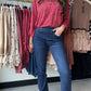 Tribal

With a comfortable elastic waistband that defines the waist and soft stretch denim that moves with you while maintaining its shape, this style offers the perfect blend of structure and comfort. Finished with a mid-rise, classic five-pocket design, and a 32" full length, it's the pair you’ll reach for again and again.