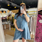 Dusty Denim June Dress