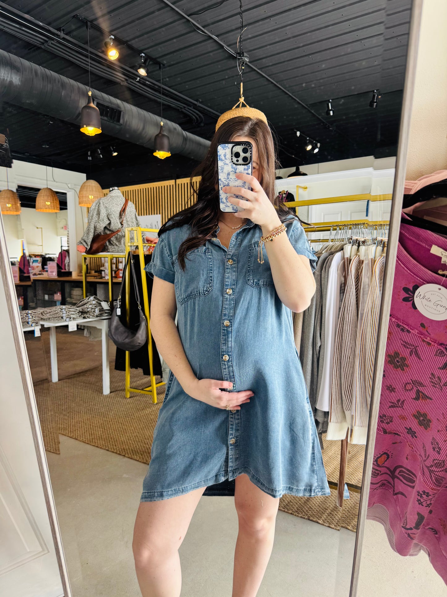 Dusty Denim June Dress