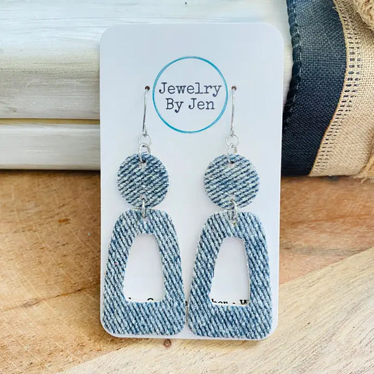 Trixie Denim Earrings