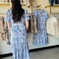 Sky Garden Belted Midi Dress

Key Features
• Embroidered 
• A-line silhouette
• Puff short sleeves
• Notched neckline
• Removable self-tie waist belt
• Tiered hem for extra movement and charm
• Sleeves Lined Only

Fabric Contents
• 55% Cotton
• 45% Polyester