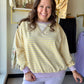 Embrace effortless charm with this pink and lilac striped knit pullover. Featuring a playful lettuce hem and a relaxed oversized fit, it’s the ultimate cozy-chic essential for transitional weather. Elevate your everyday style with a refreshing pop of pastel comfort

Soft breathable knit for all-day comfort.
Trendy lettuce hem adds feminine flair.
Relaxed fit for effortless layering.
Vibrant pastel stripes brighten your look.
Durable ribbing maintains its shape.
Perfect for casual-chic weekend style.