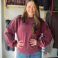 Thread &amp; Supply

Style Description:

Forever cozy in a casual classic, this staple sweatshirt is featured in a soft cotton blend fabrication with a crew neckline and puffed sleeves for that forever-femme finish.

Round neckline
Drop shoulder
Measurements for a size small:

Length: 23.5"
Chest: 21.5"
Sleeve length: 21.5"
Sweep: 19"
Fabric Content/Care:&nbsp;

55% Cotton
45% Polyester
Machine Wash Cold
