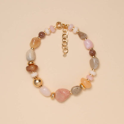 Multi Colored Stone Necklace
