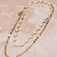 Kadee Necklace in White/Gold
