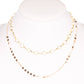 Kadee Necklace in White/Gold