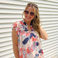 Abstract Color Pop Blouse