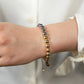 Two Tone Adjustable Bracelet  - 8mm