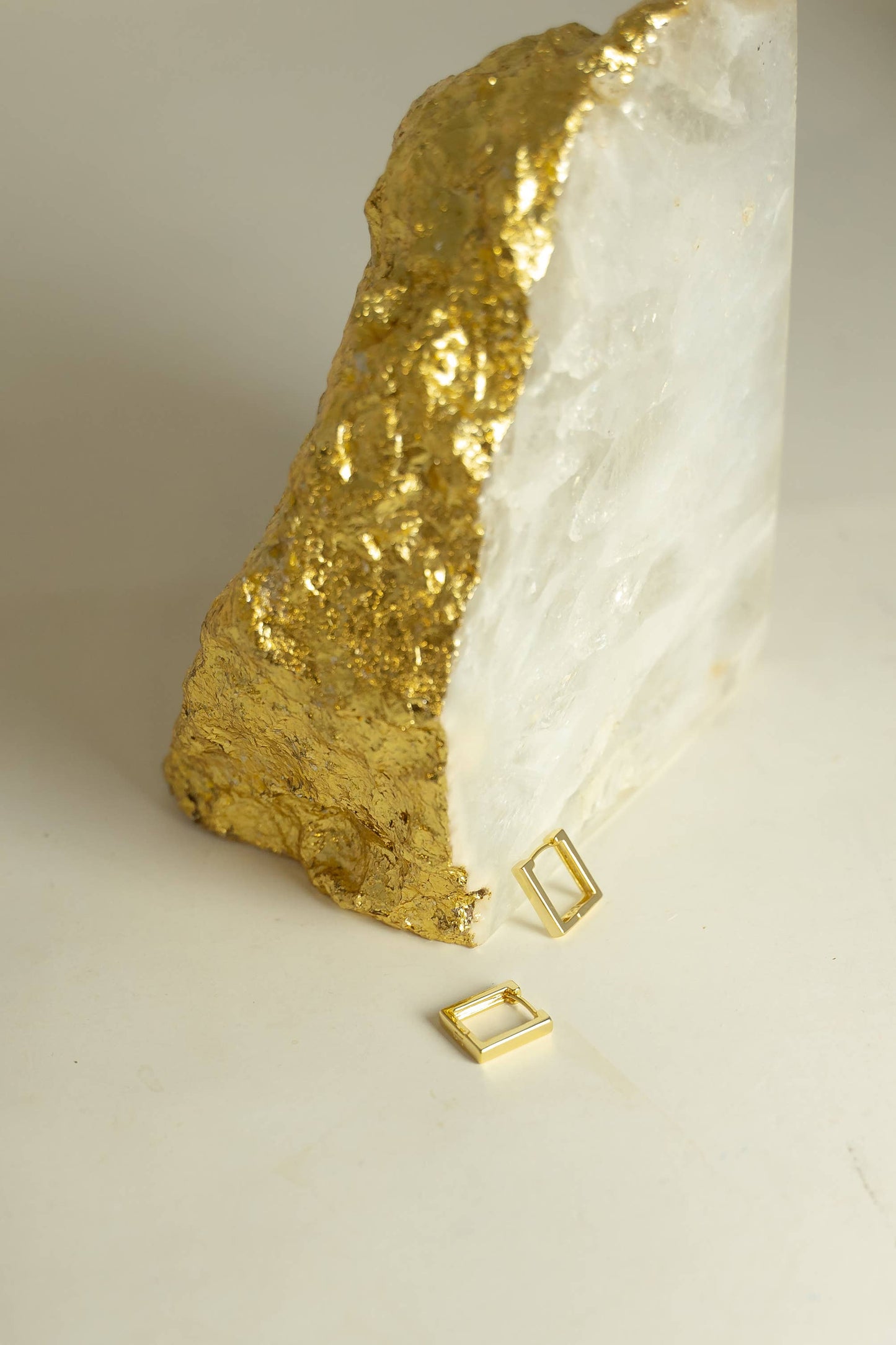 Gold Square Huggies
