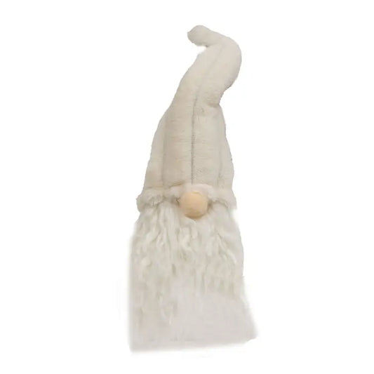 Sm Plush Cream Gnome W/Ribbed Hat