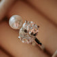 Lana Oval Pearl Accent Ring