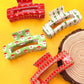 Merry Holiday Claw Clip
