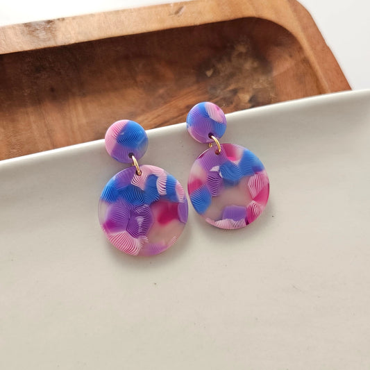 Addy Earrings- Cotton Candy