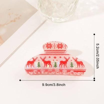Christmas Jumbo Claw Clips