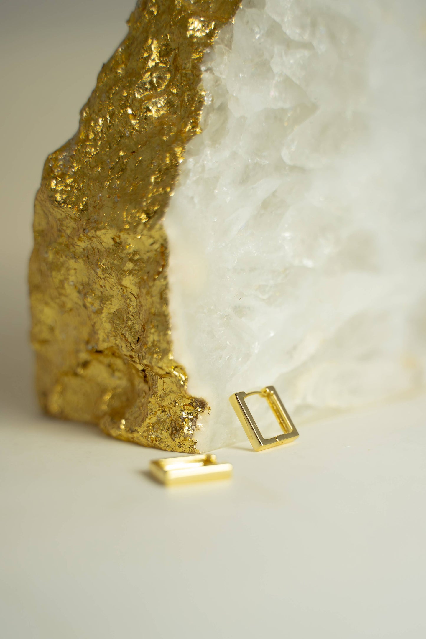 Gold Square Huggies