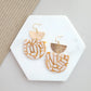 Harper Pumpkin Shimmer Earrings