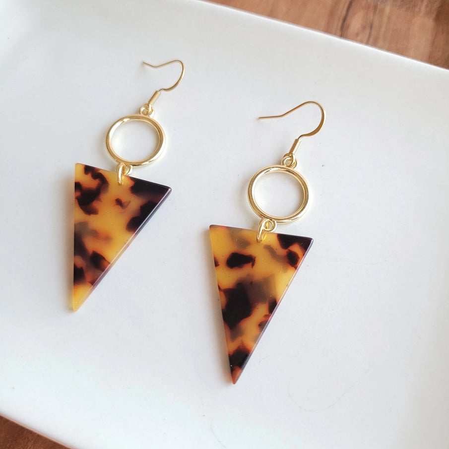 Olivia Tortoise Earrings