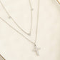 Cross Necklace 15" Layer Waterproof Jewelry Narelle Pendant