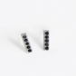 Crystal Bar Stud Earrings