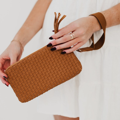 Emma Clutch Woven Wristlet