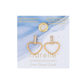 Heart Outline Bar Studs