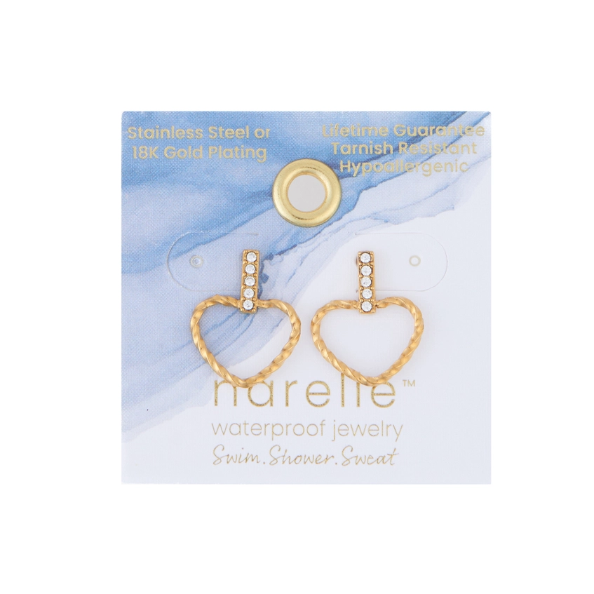 Heart Outline Bar Studs