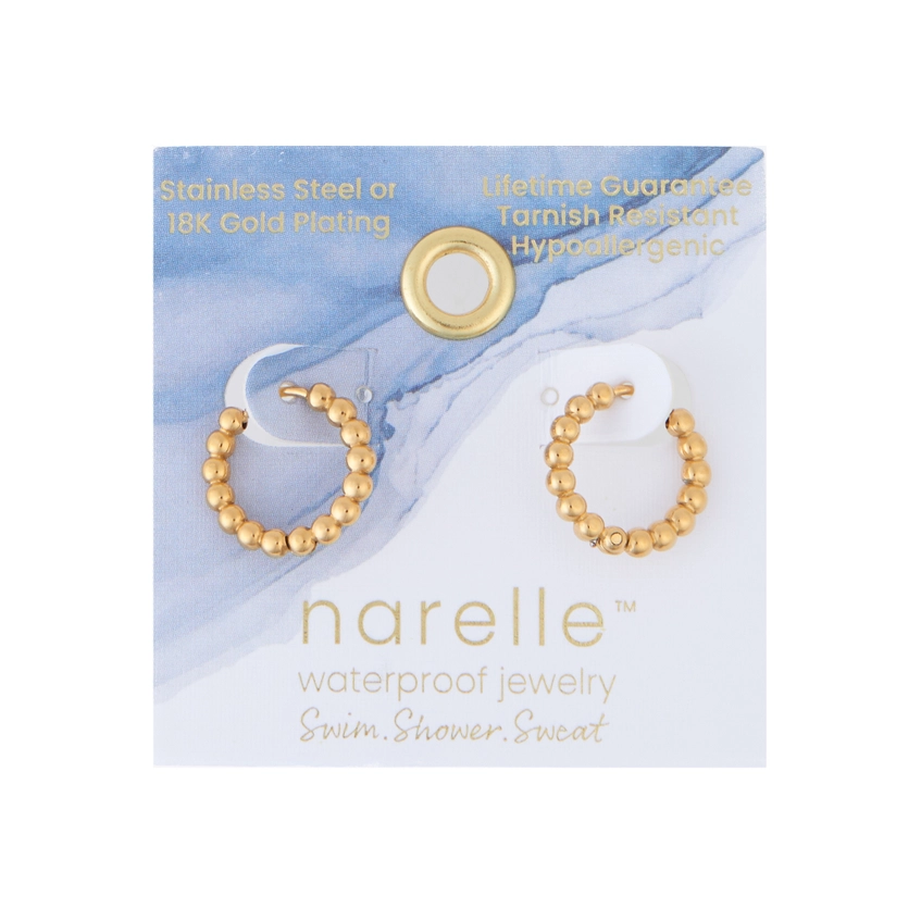 Beaded Hoop Earrings
