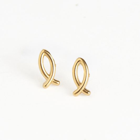 Ichthy Stud Earrings