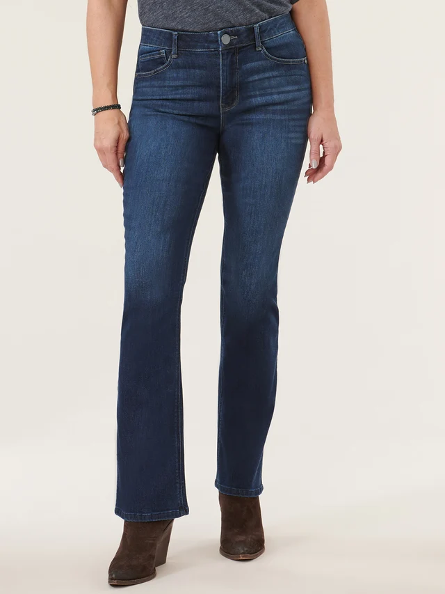 Indigo Itty Bitty Bootcut Jean