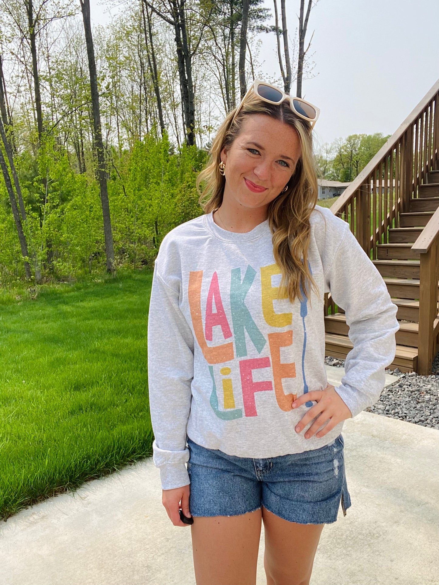 Lake Life Crewneck 3XL