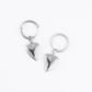 Heart Charm Hoop Earrings
