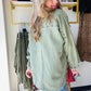 The Stevie Studded Jacket - Olive